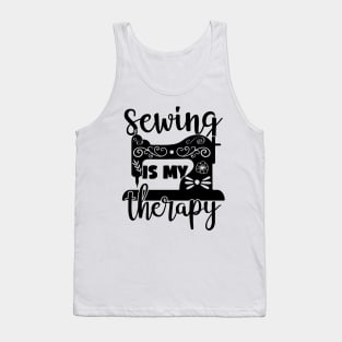 Sewing is My Therapy Tank Top